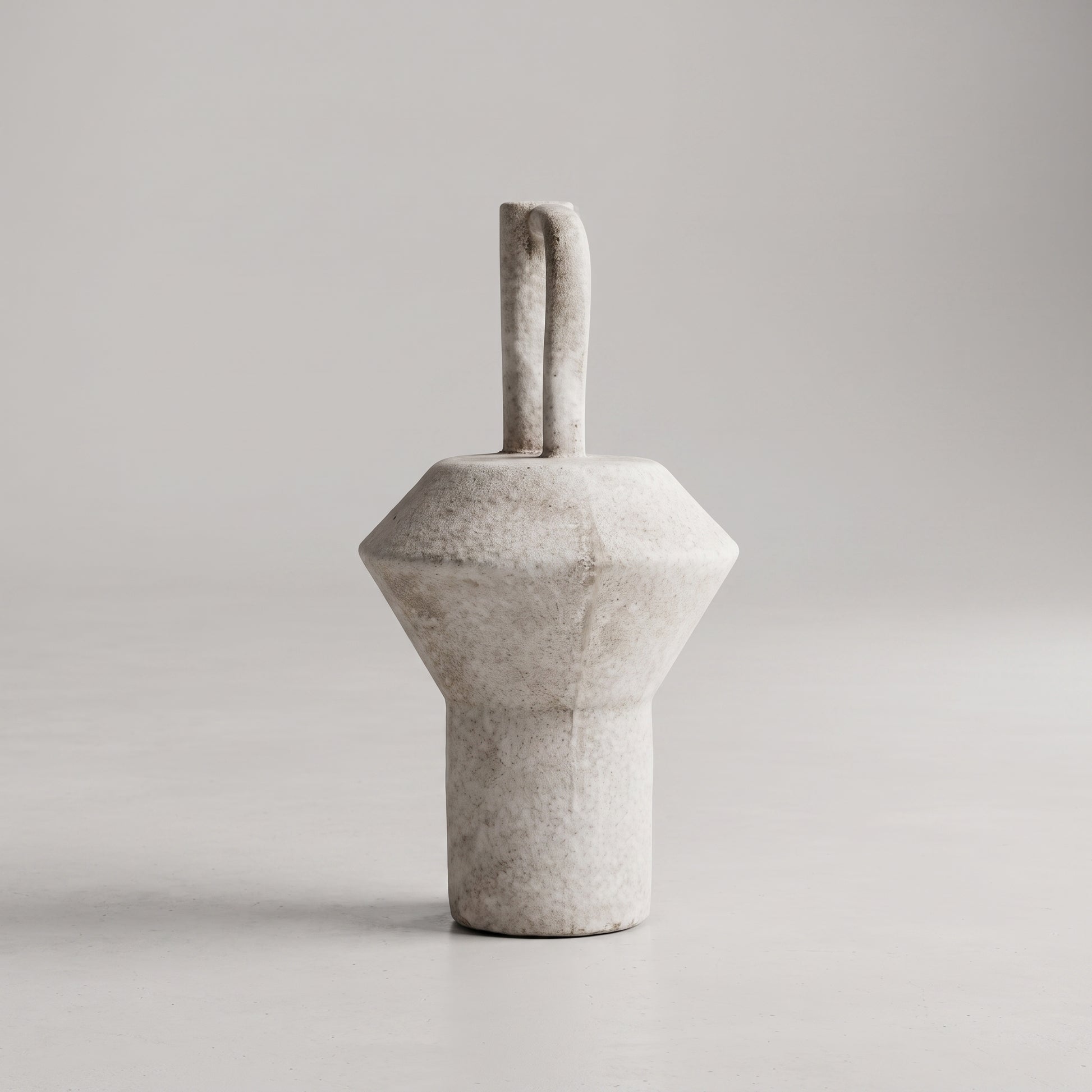 Earthy-toned Ceramic Vase By Zodiya-7