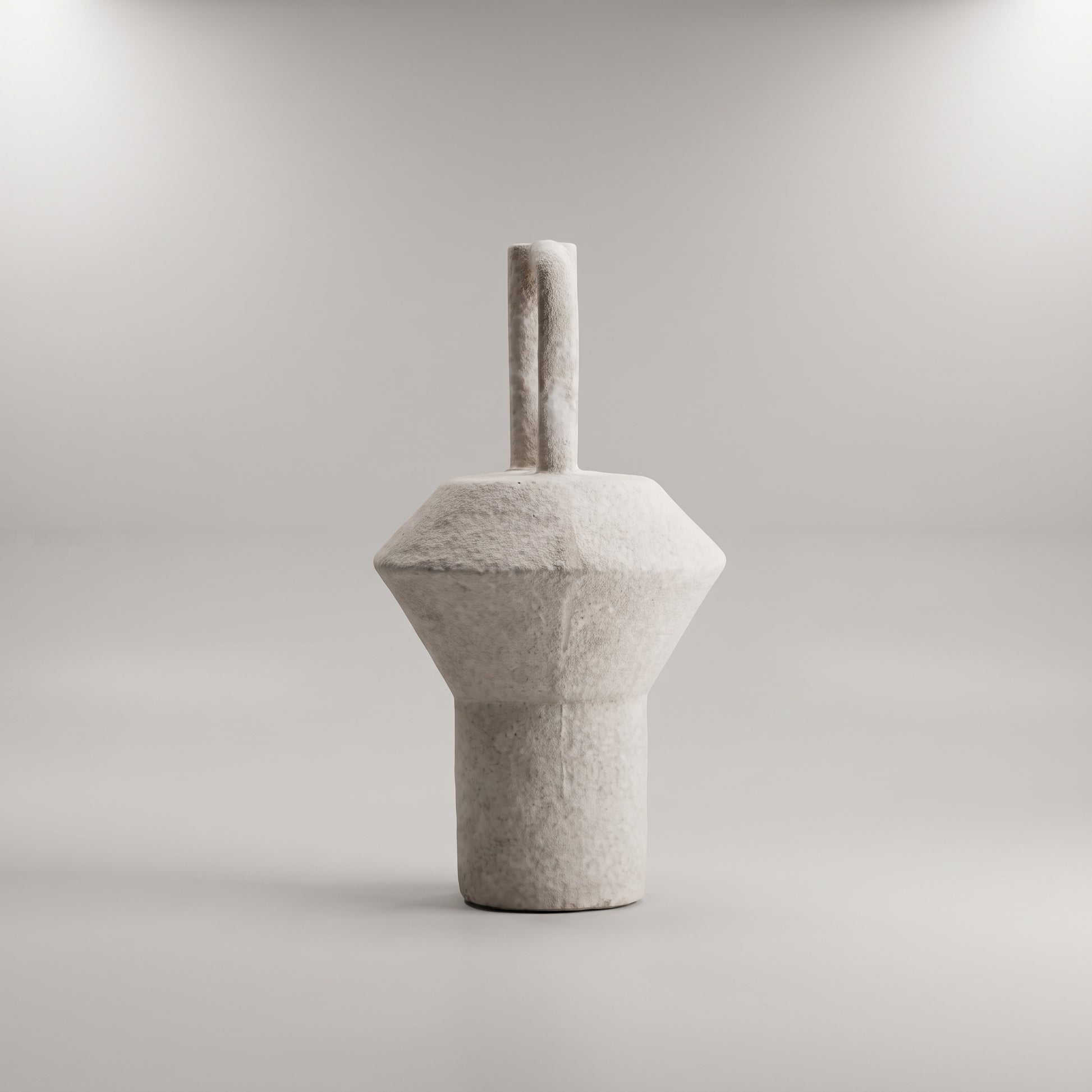 Earthy-toned Ceramic Vase By Zodiya-3