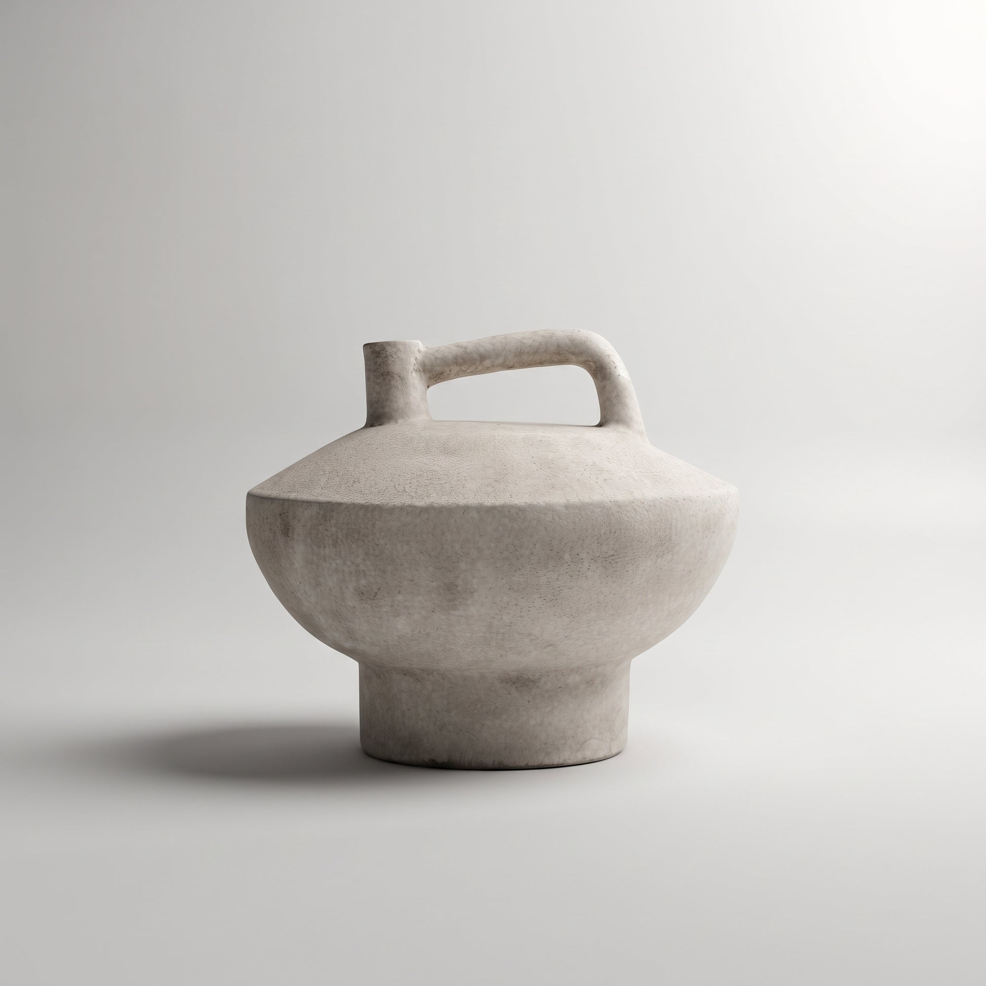 Ceramic Grey Vase By Zodiya-4