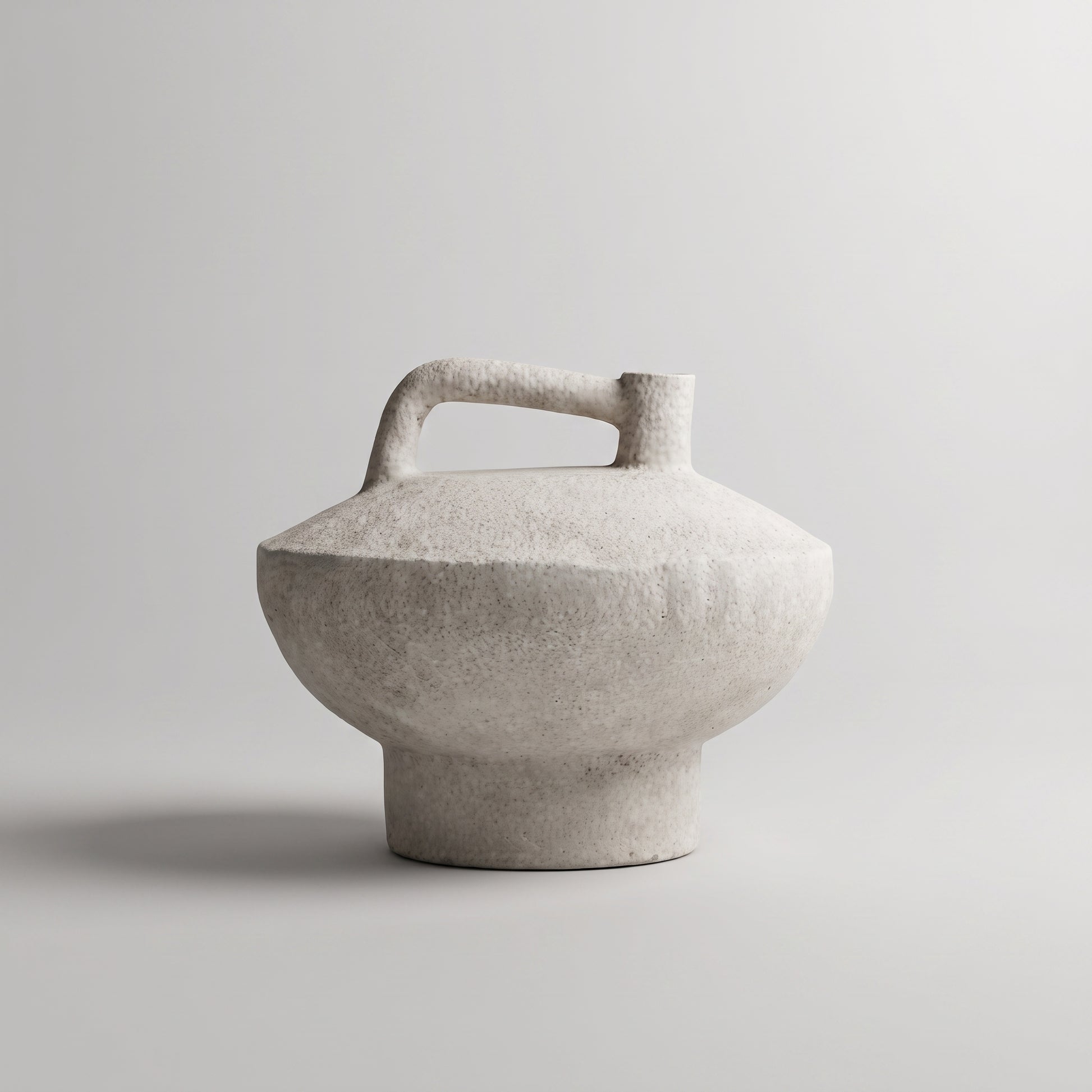 Ceramic Grey Vase By Zodiya-5