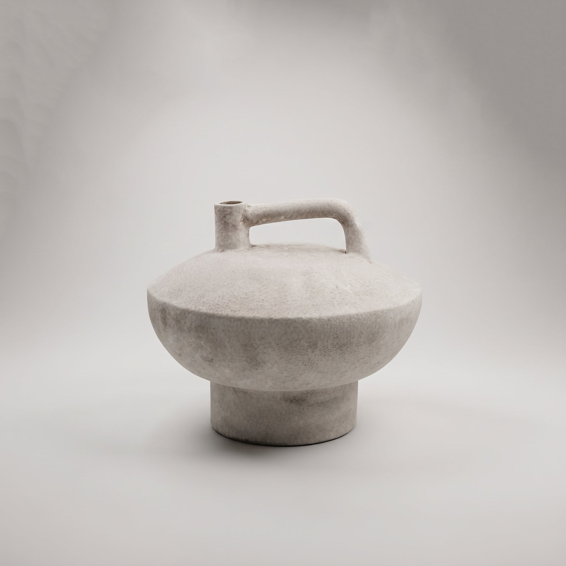 Ceramic Grey Vase By Zodiya-6