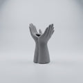 Ceramic Grey Hand Design Vase By Zodiya