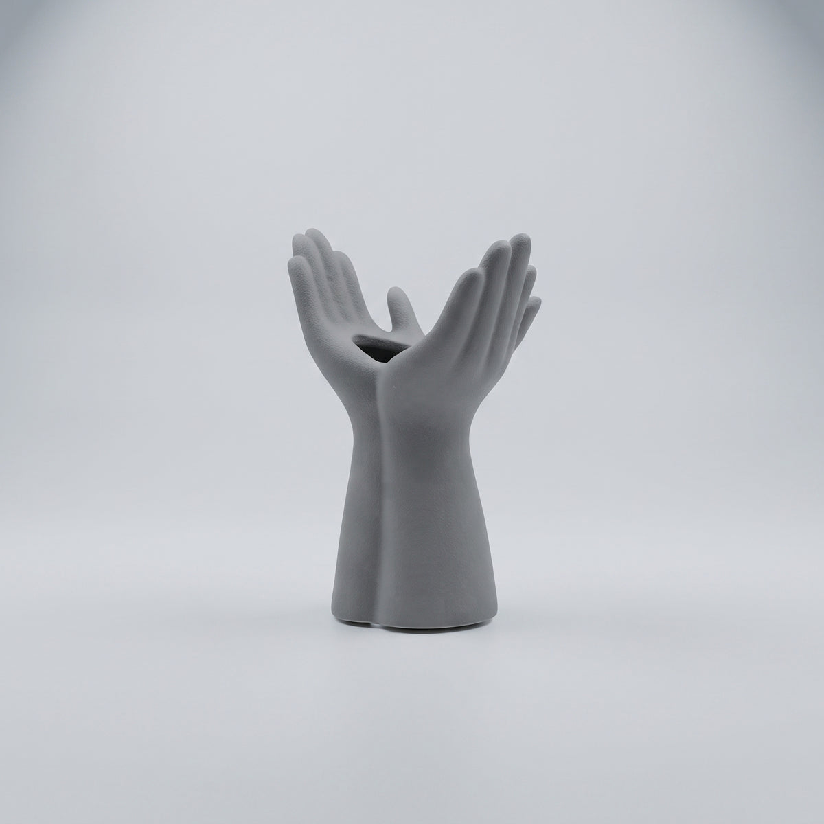Ceramic Grey Hand Design Vase By Zodiya