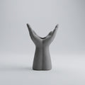 Ceramic Grey Hand Design Vase By Zodiya