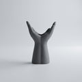 Ceramic Grey Hand Design Vase By Zodiya