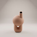 Matte Terracotta Flower Vase by Zodiya