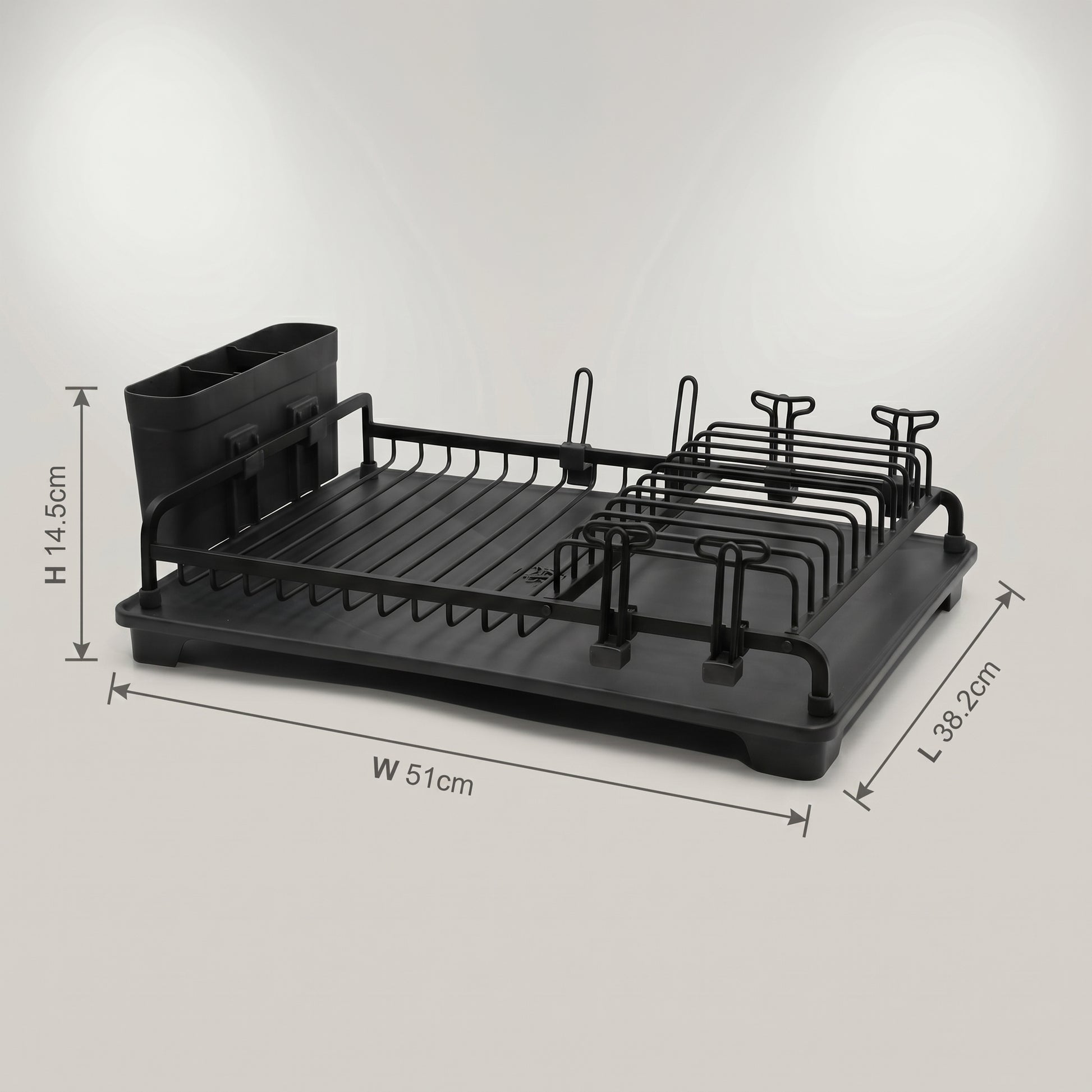 Black Plastic Dish Rack by Zodiya-2