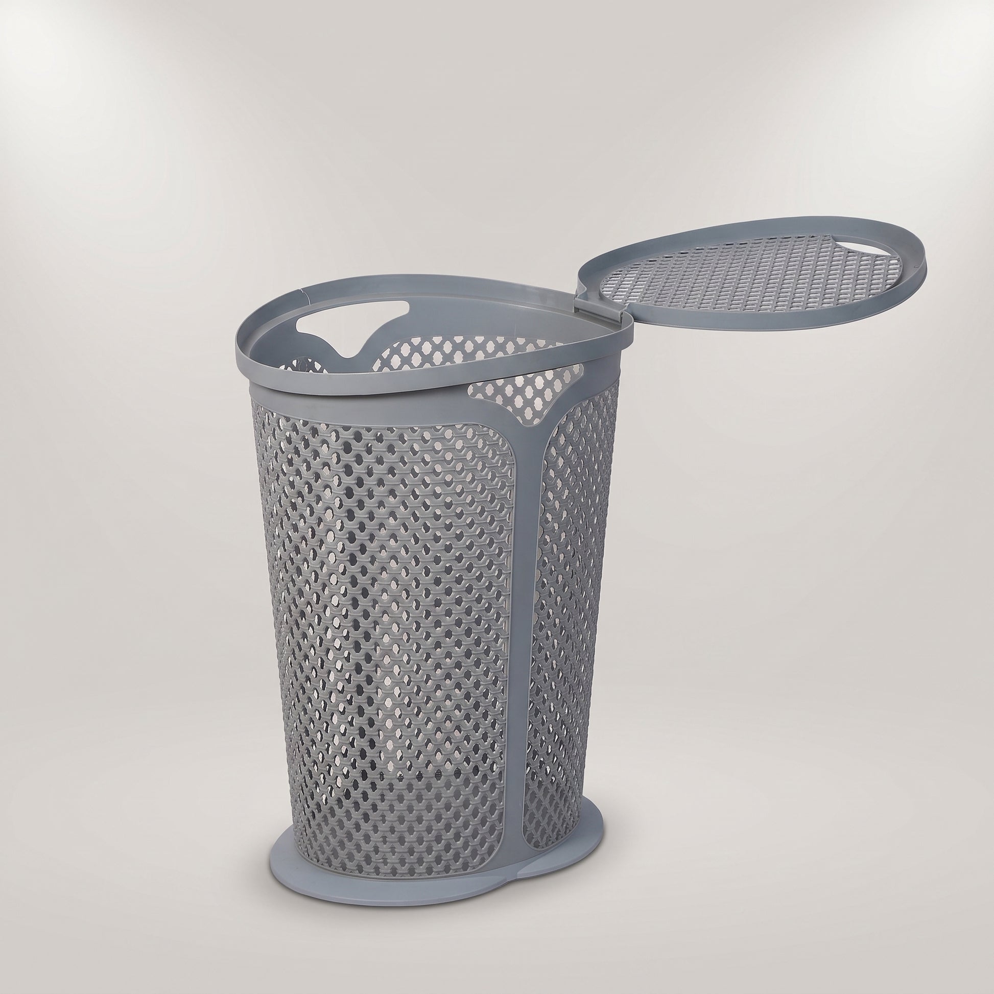 Large Dark Grey Laundry Basket by Zodiya-5