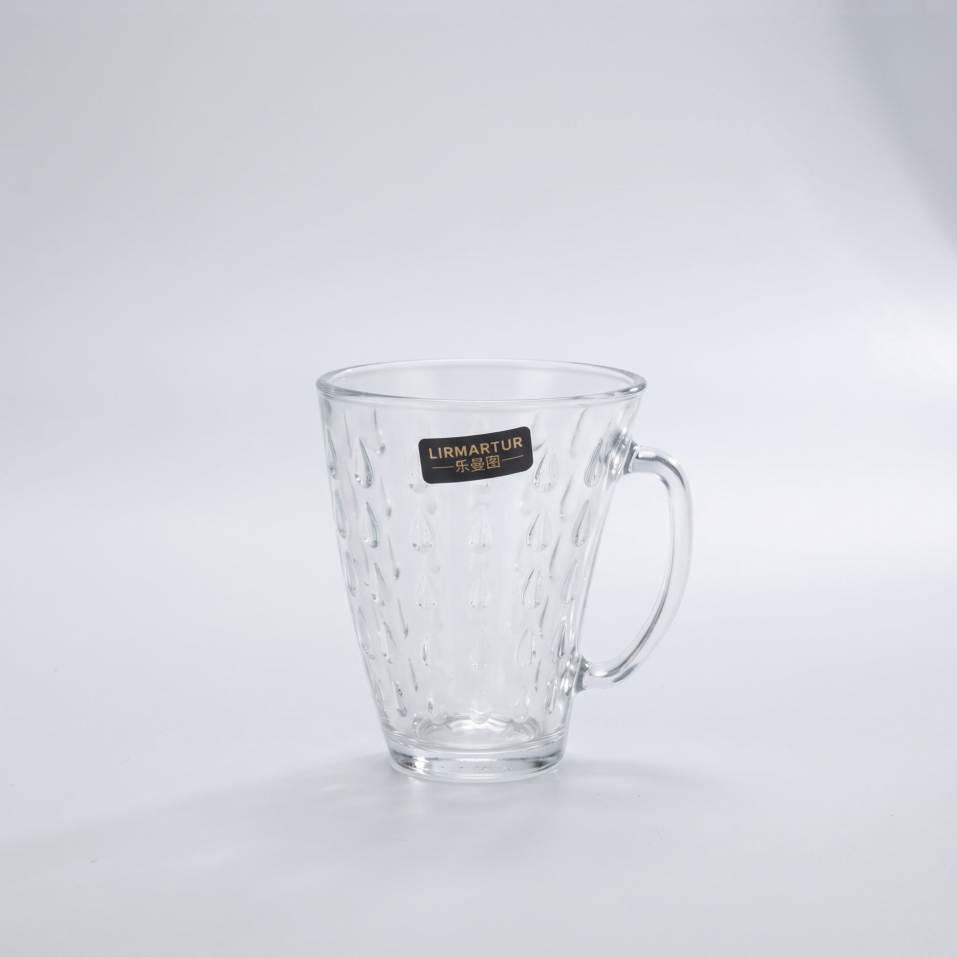 Clear Glass Coffee Mug Set of 6 by Zodiya-5