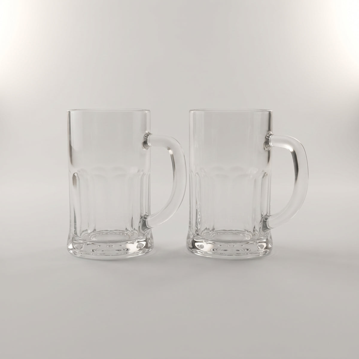 Small Clear Glass Tea Cup Set of 2 by Zodiya
