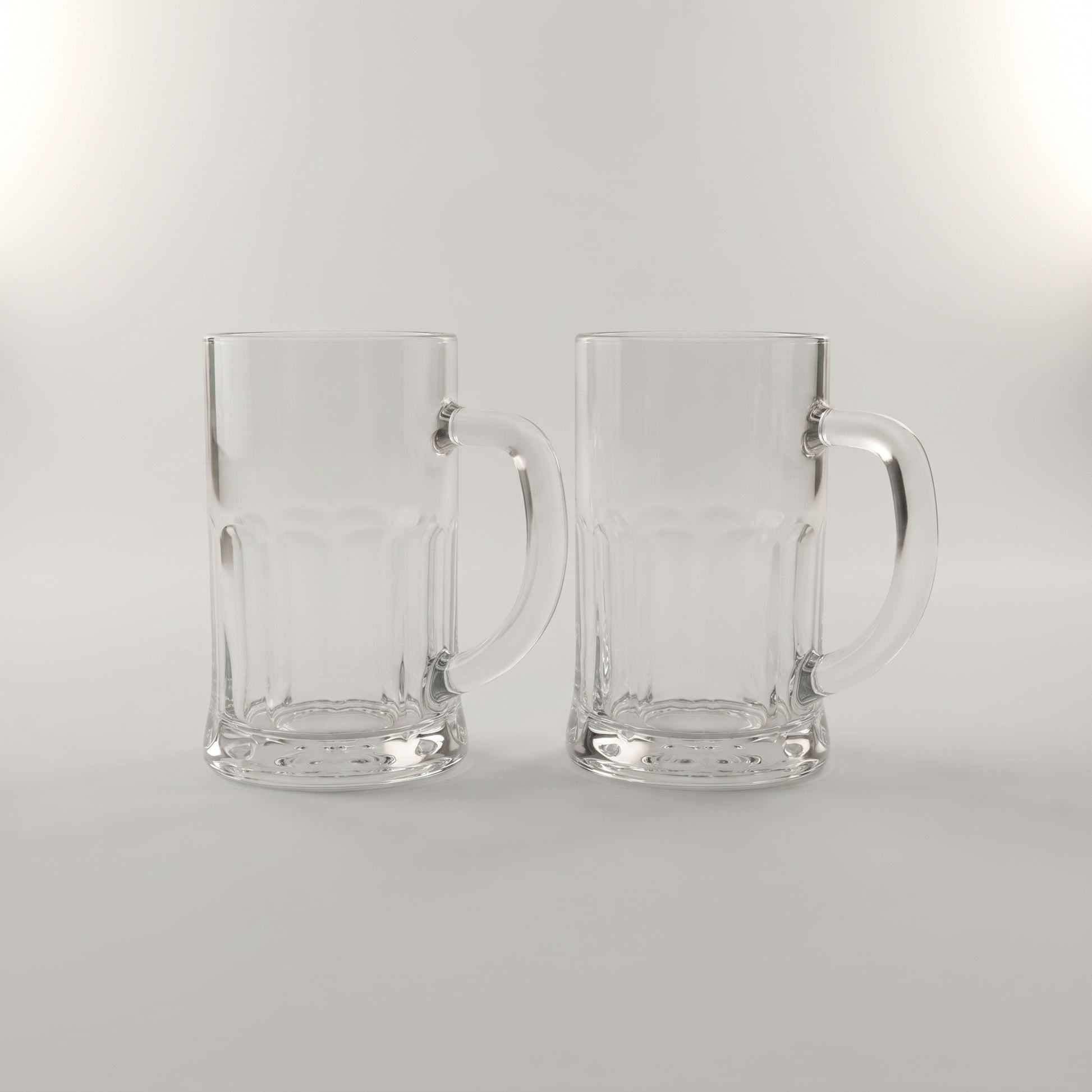 Small Clear Glass Tea Cup Set of 2 by Zodiya-5
