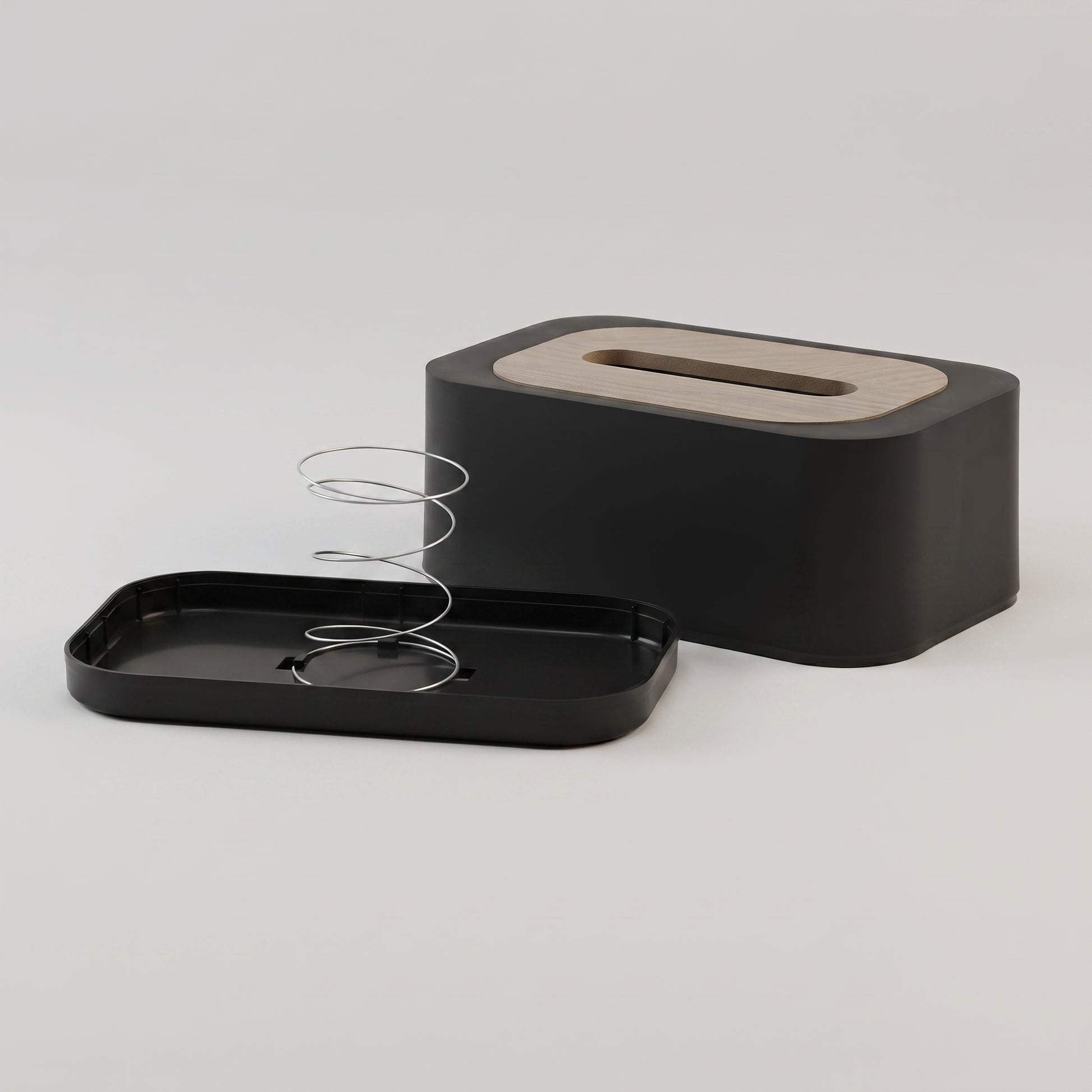 Black Wooden Tissue Box by Zodiya-5