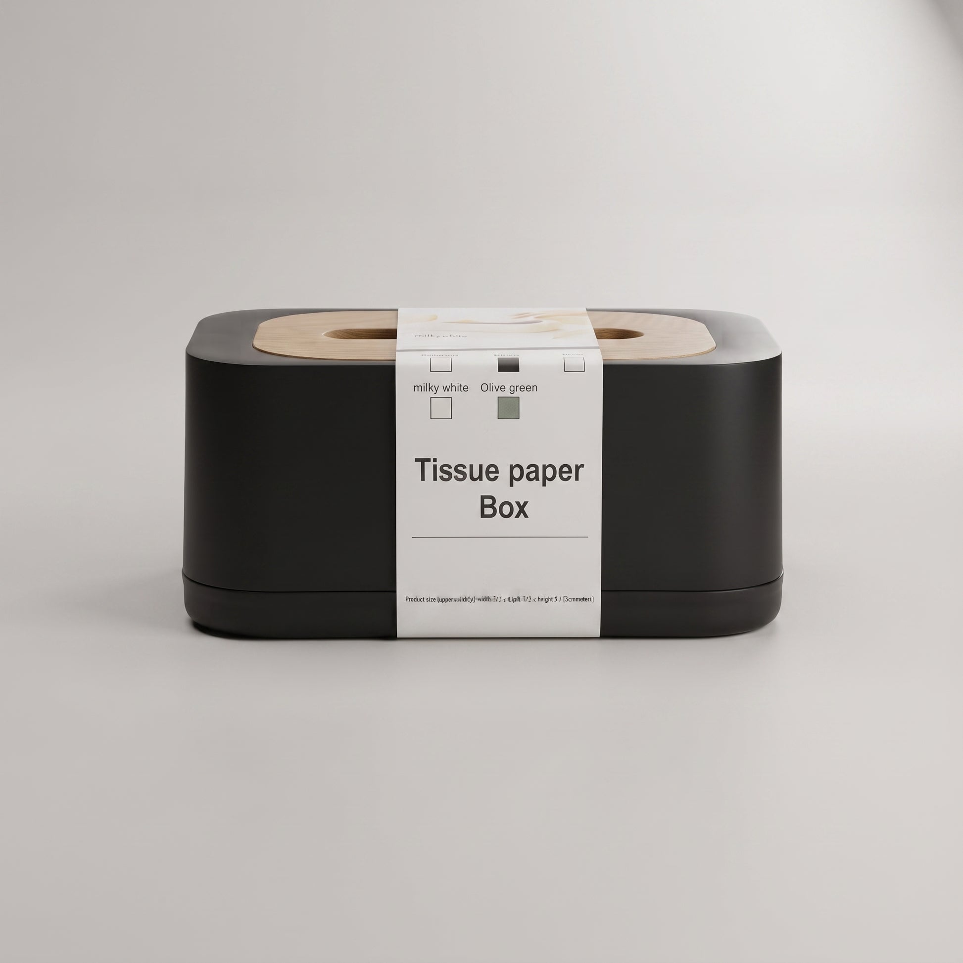 Black Wooden Tissue Box by Zodiya-6