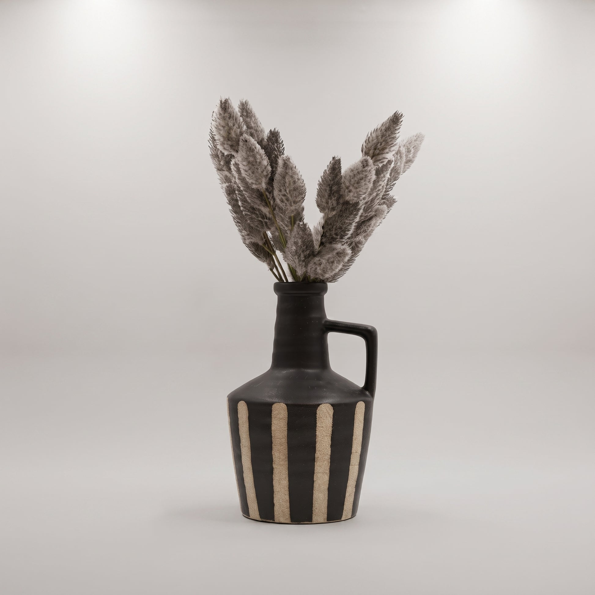 Coffee Brown Flower Vase by Zodiya-3
