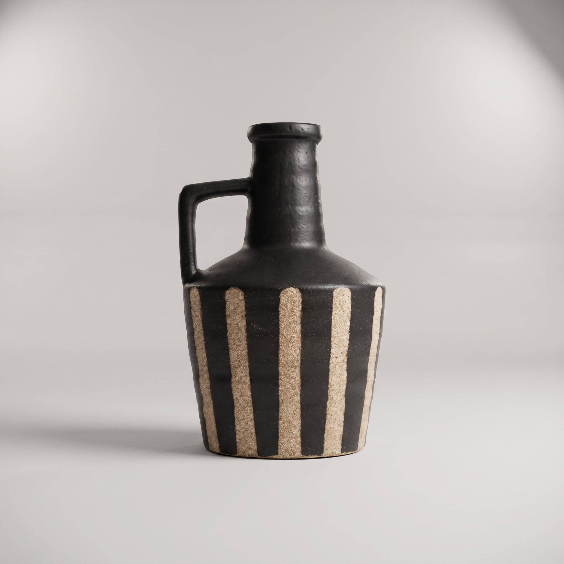 Coffee Brown Flower Vase by Zodiya-4