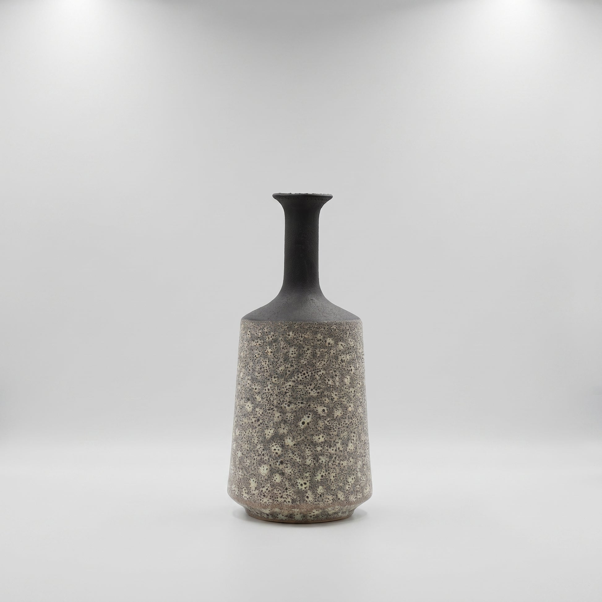 Black and White Large Ceramic Flower Vase by Zodiya-3