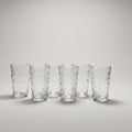 Clear Juice Glass Set of 6 by Zodiya
