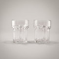 Glass Cup set of 2 by Zodiya