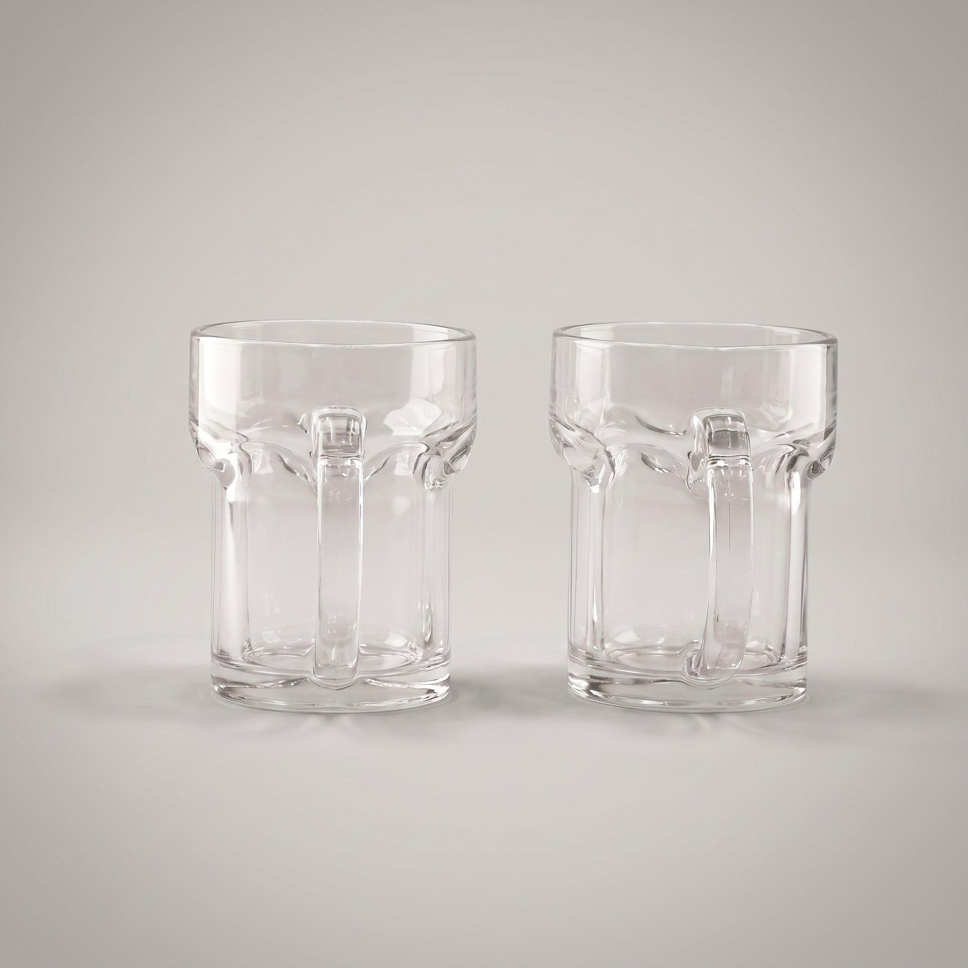 Clear Glass Cup set of 2 piece by Zodiya-4