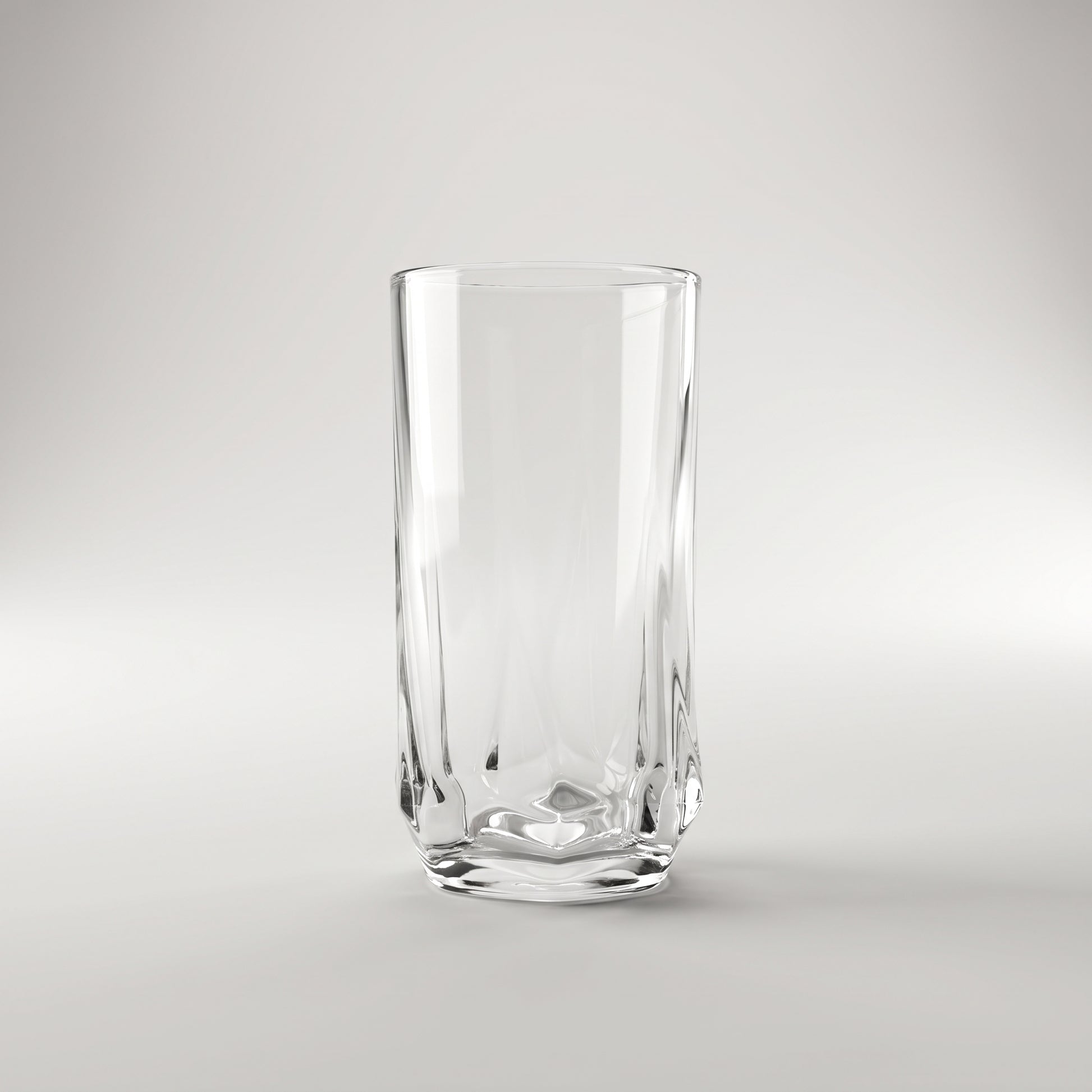 Clear glass cup set of 6 by Zodiya-3