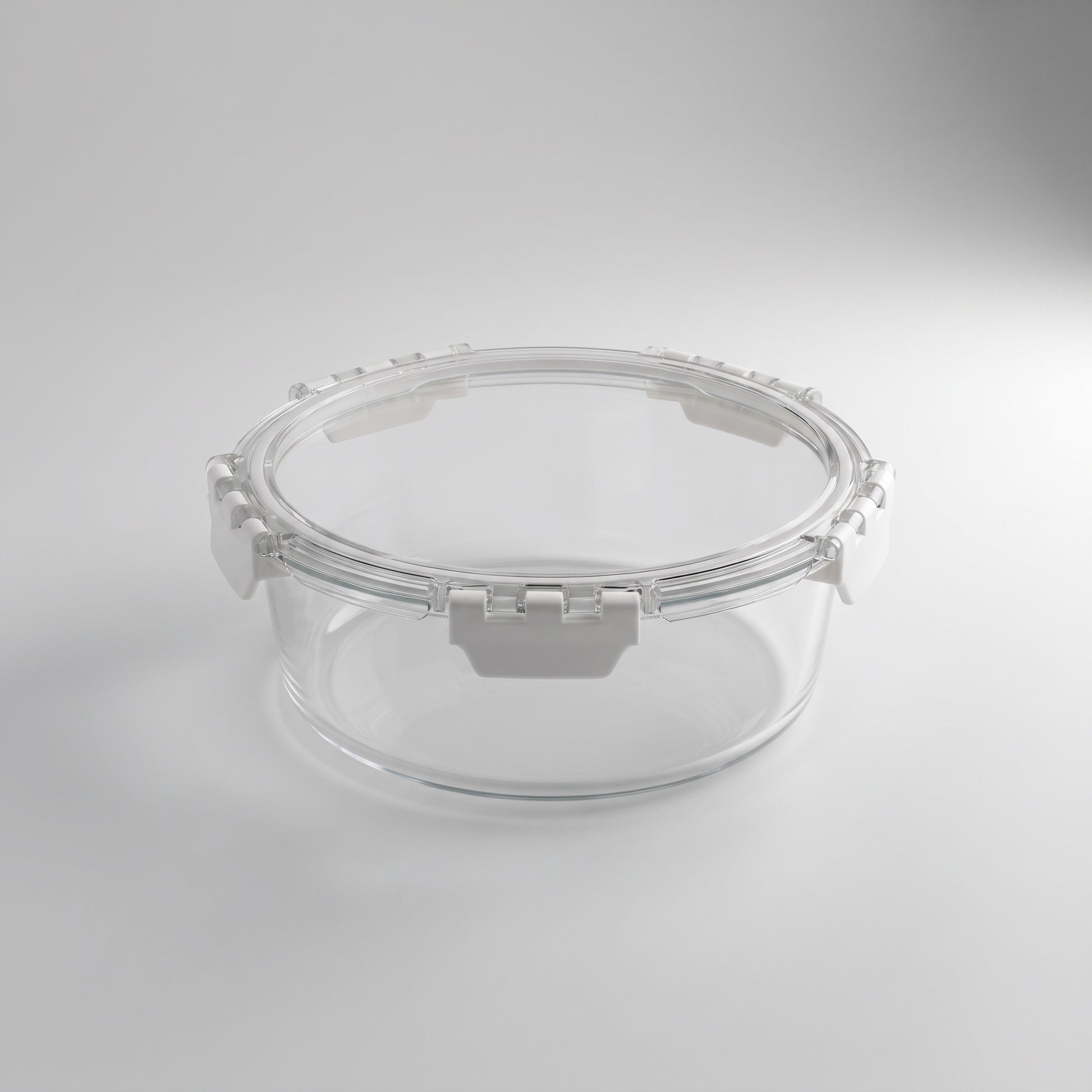 1300ml Round Glass Food Storage Container Box By Zodiya-7