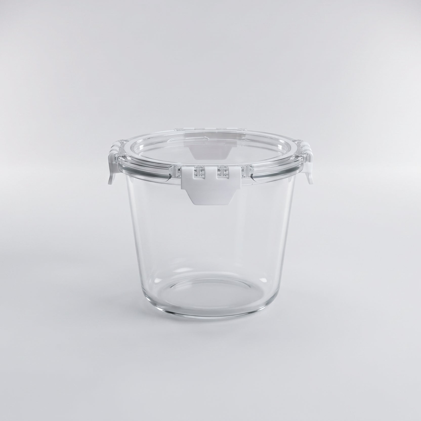 600ml Round Glass Food Storage Container Box By Zodiya-5