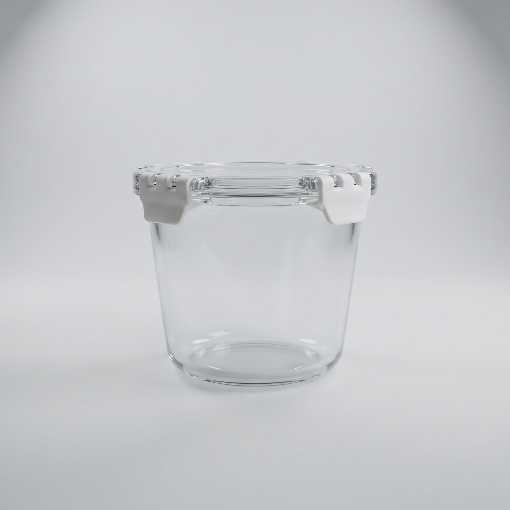 600ml Round Glass Food Storage Container Box By Zodiya-7