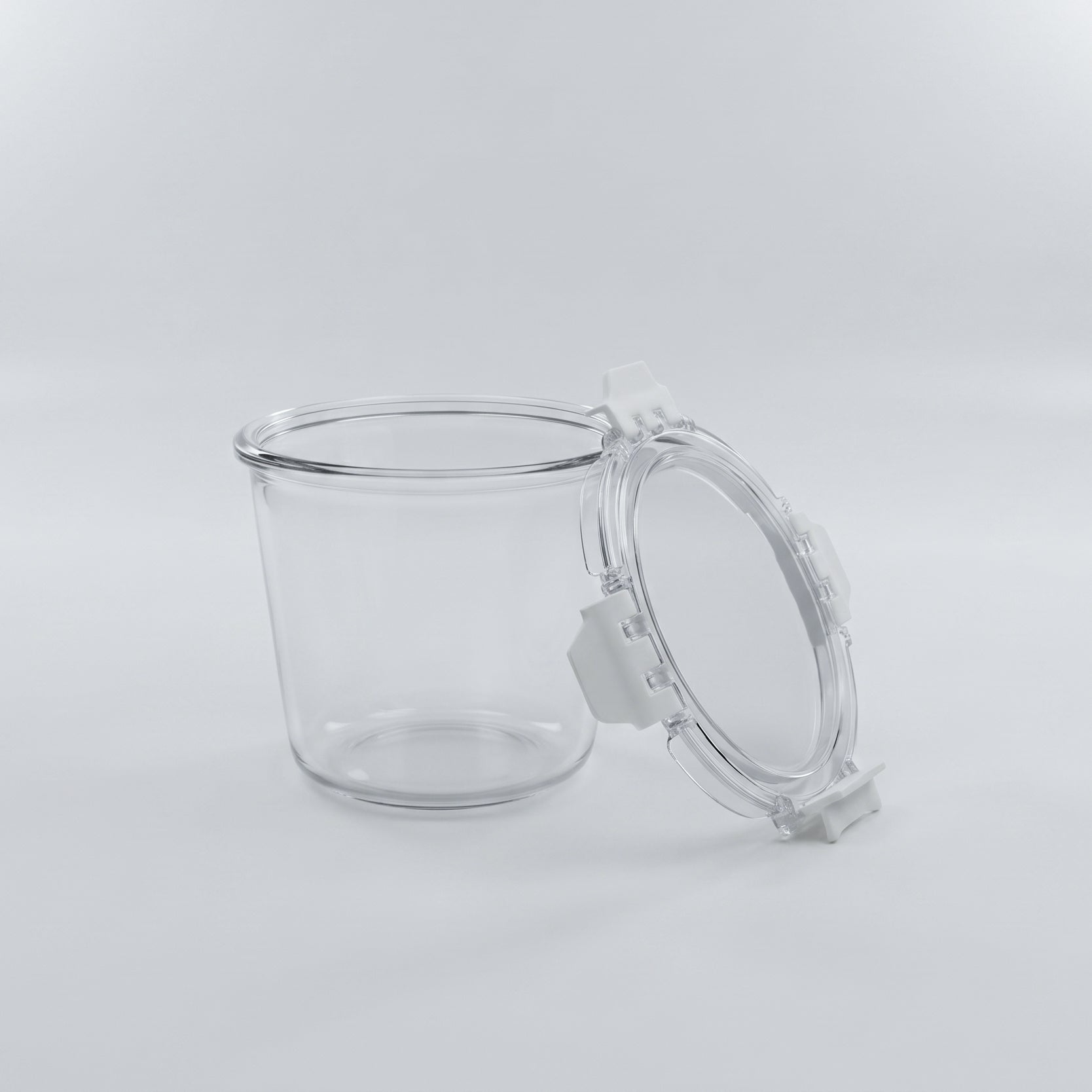 600ml Round Glass Food Storage Container Box By Zodiya-8