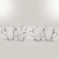 Glass Cup Set Of 6 By Zodiya