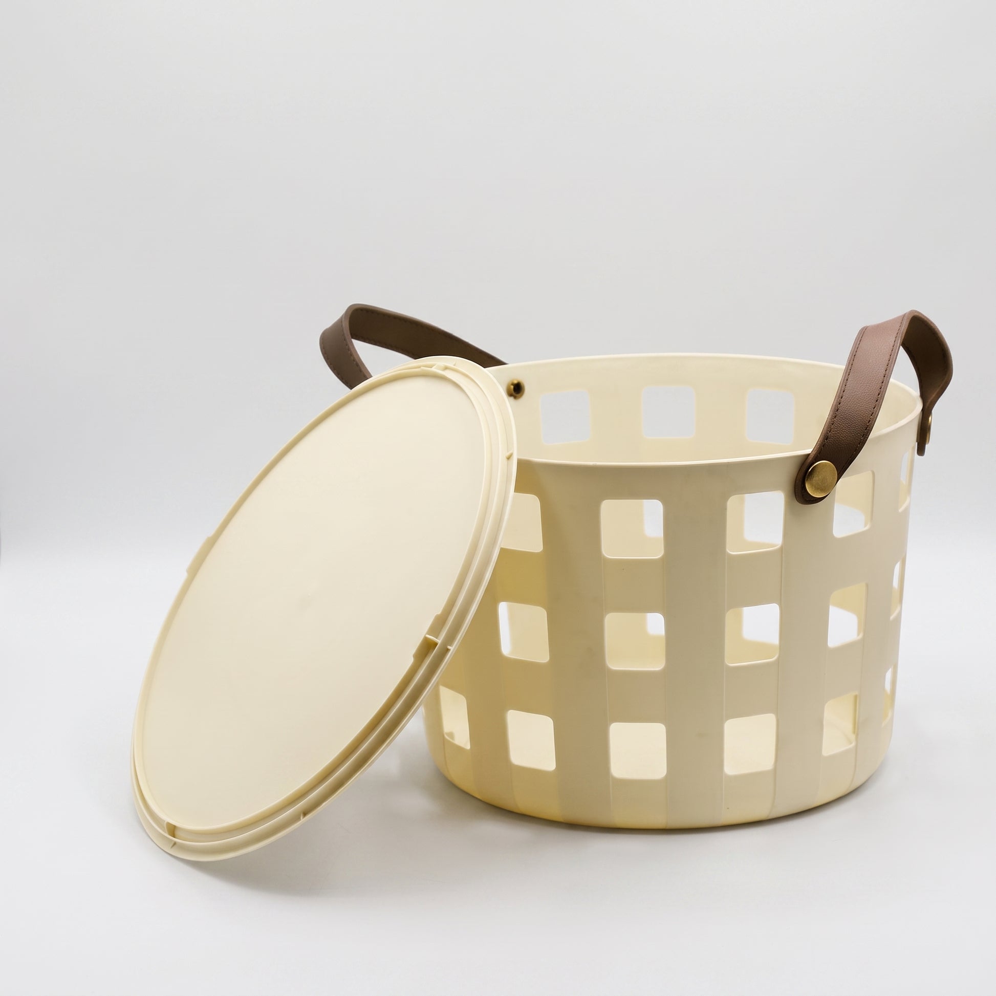 Multi Purpose Organizer with lid Beige By Zodiya-5