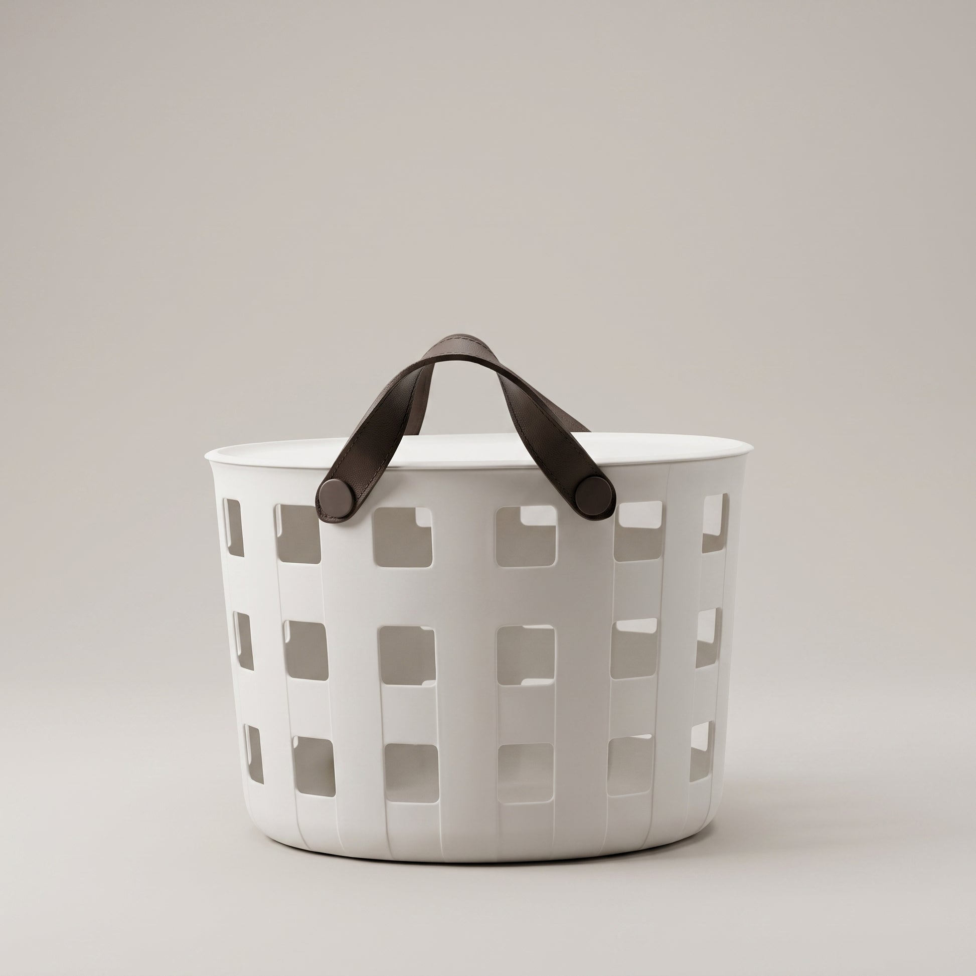 Multi Purpose Organizer With Lid White By Zodiya-5