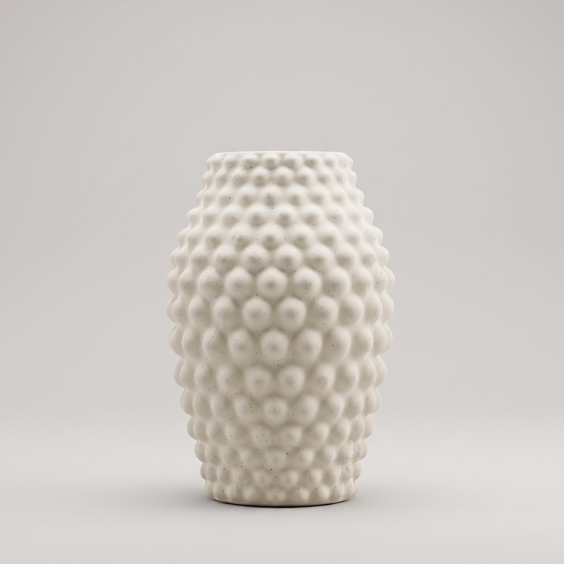Small White Ceramic Flower Vase By Zodiya-4