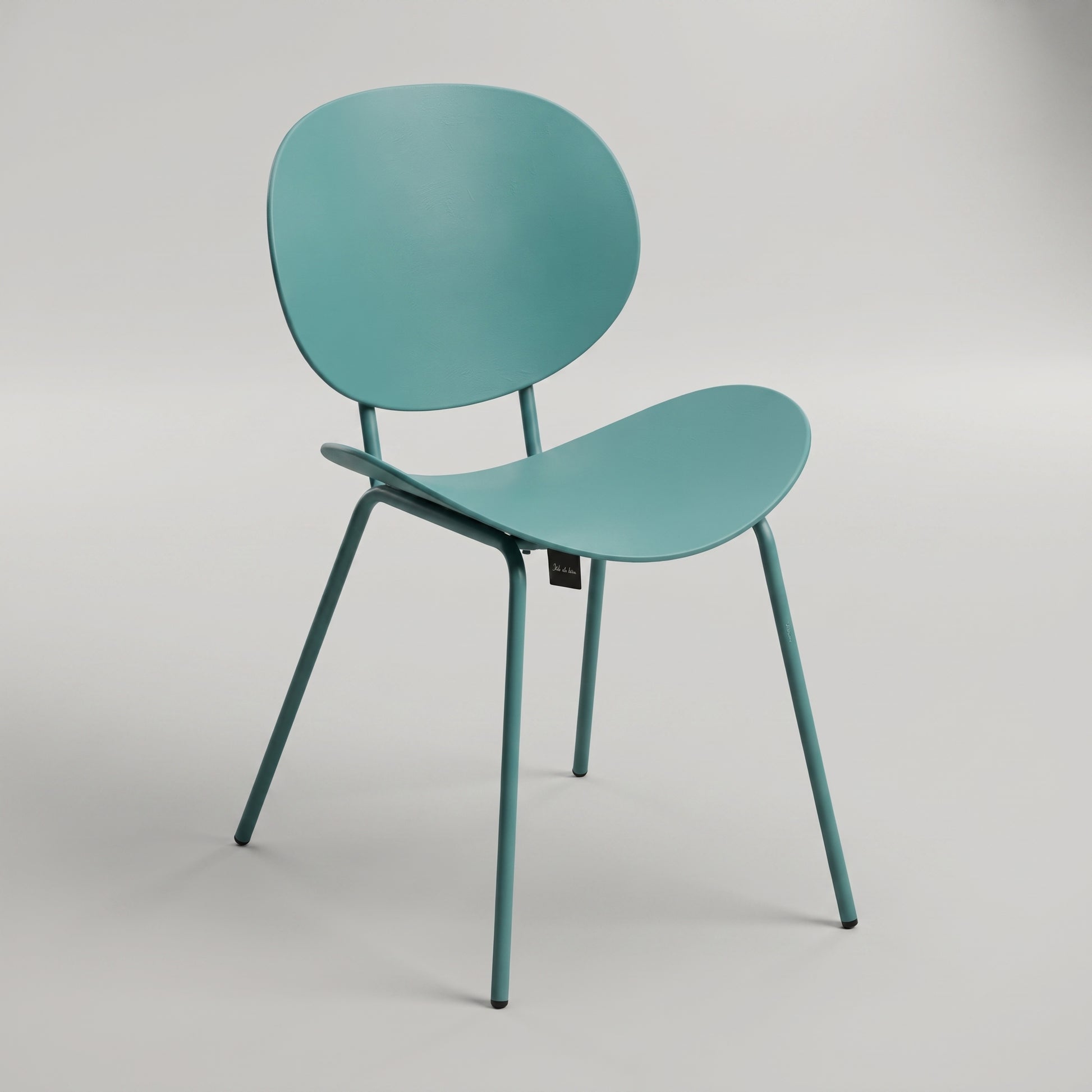 Axis Blue Plastic Chair by Zodiya-3