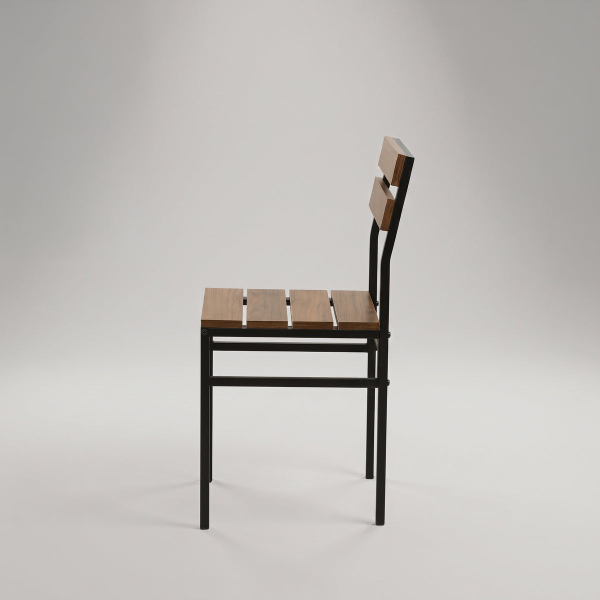 Omaha Wood and Metal Dining Chair by Zodiya