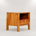 Aura Teak Wooden Bedside by Zodiya