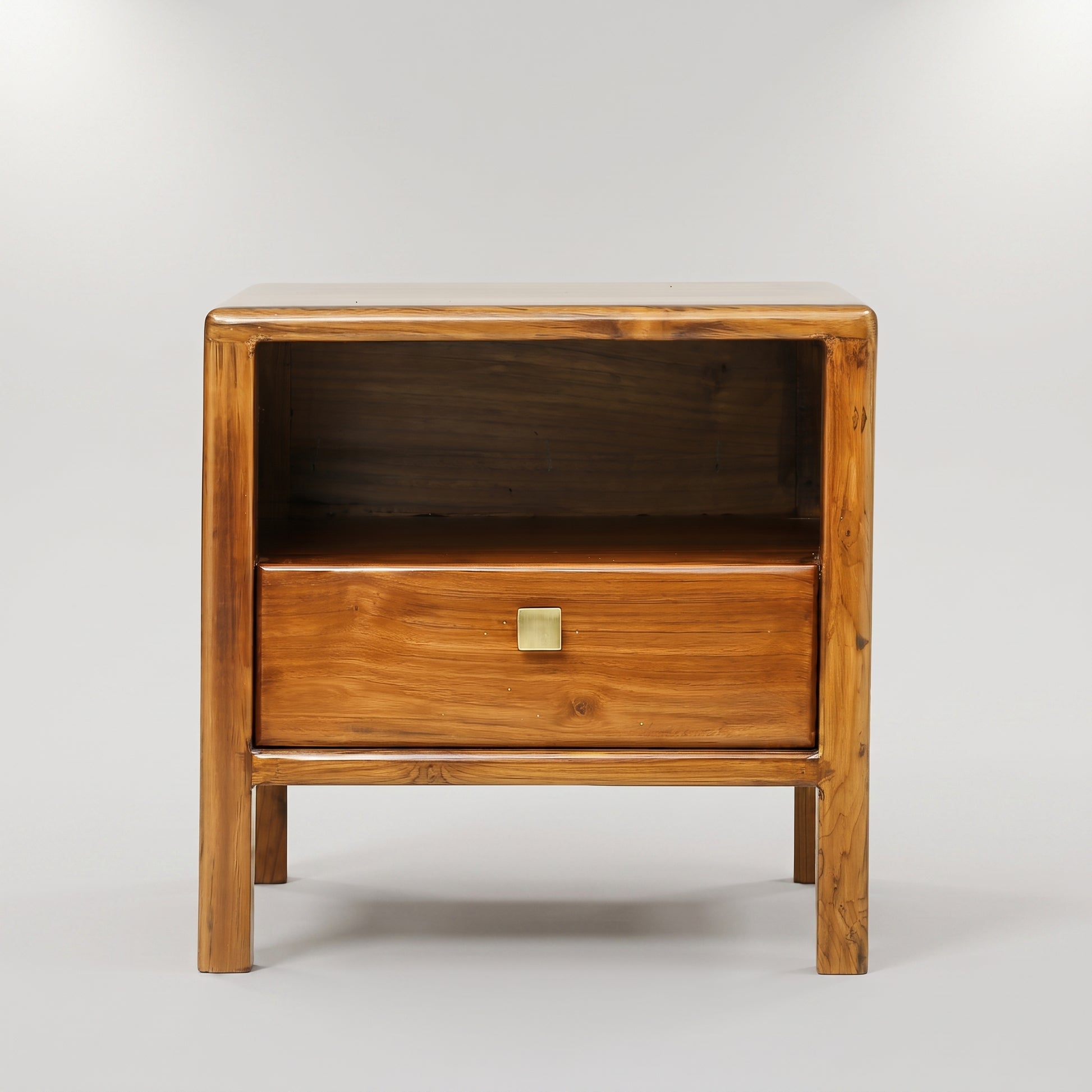 Aura Teak Wooden Bedside by Zodiya-4