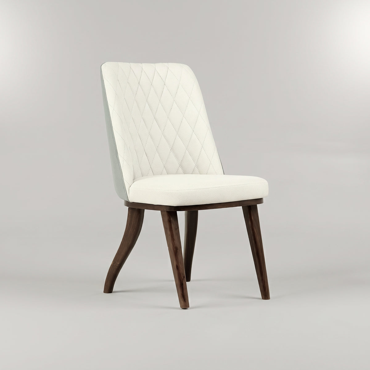White Fabric Dining Chair By Zodiya