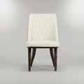 White Fabric Dining Chair By Zodiya