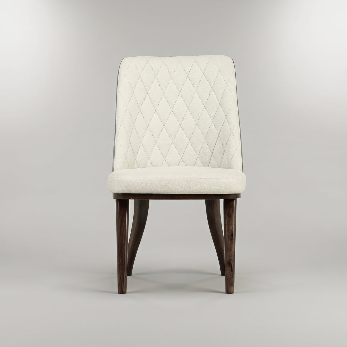 White Fabric Dining Chair By Zodiya