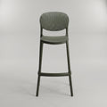 Sono Black Plastic Bar Chair By Zodiya