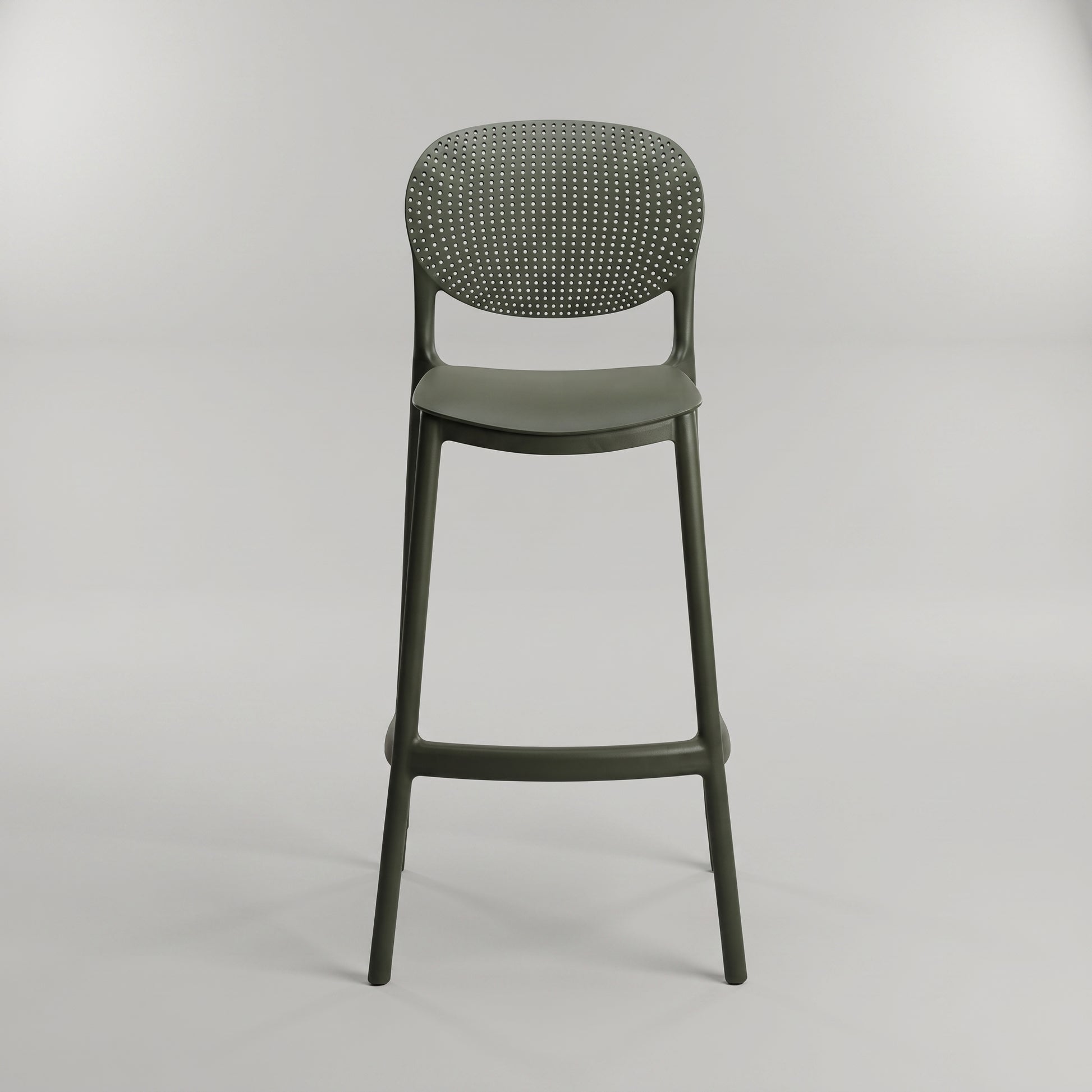 Sono Plastic Bar Chair Black By Zodiya-3