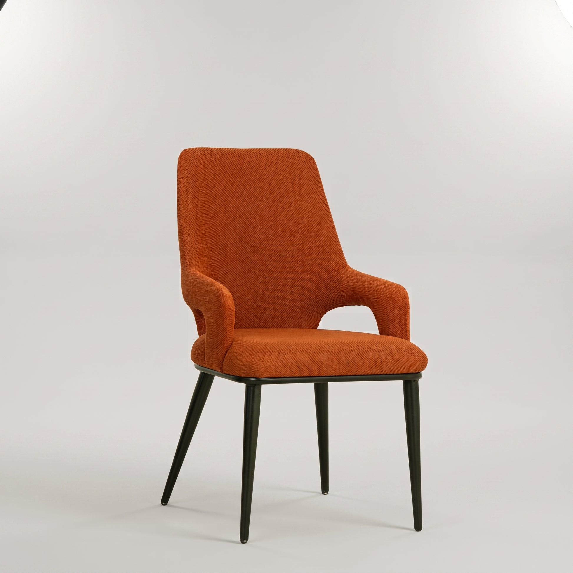 Burnt Orange Dining Arm Chair by Zodiya-3