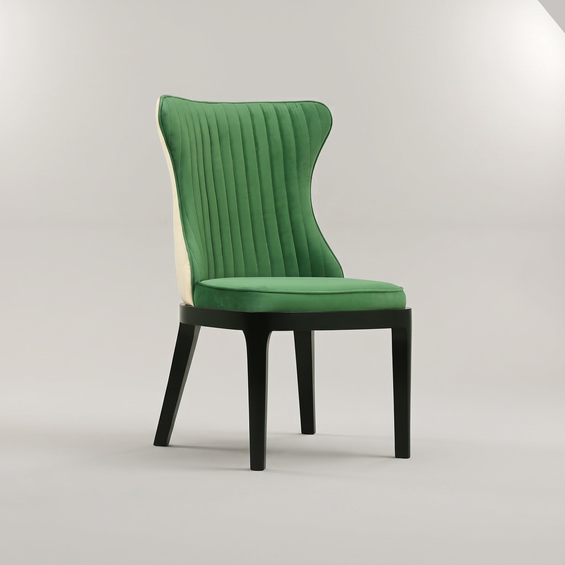 Green Velvet Dining Chair By Zodiya-3