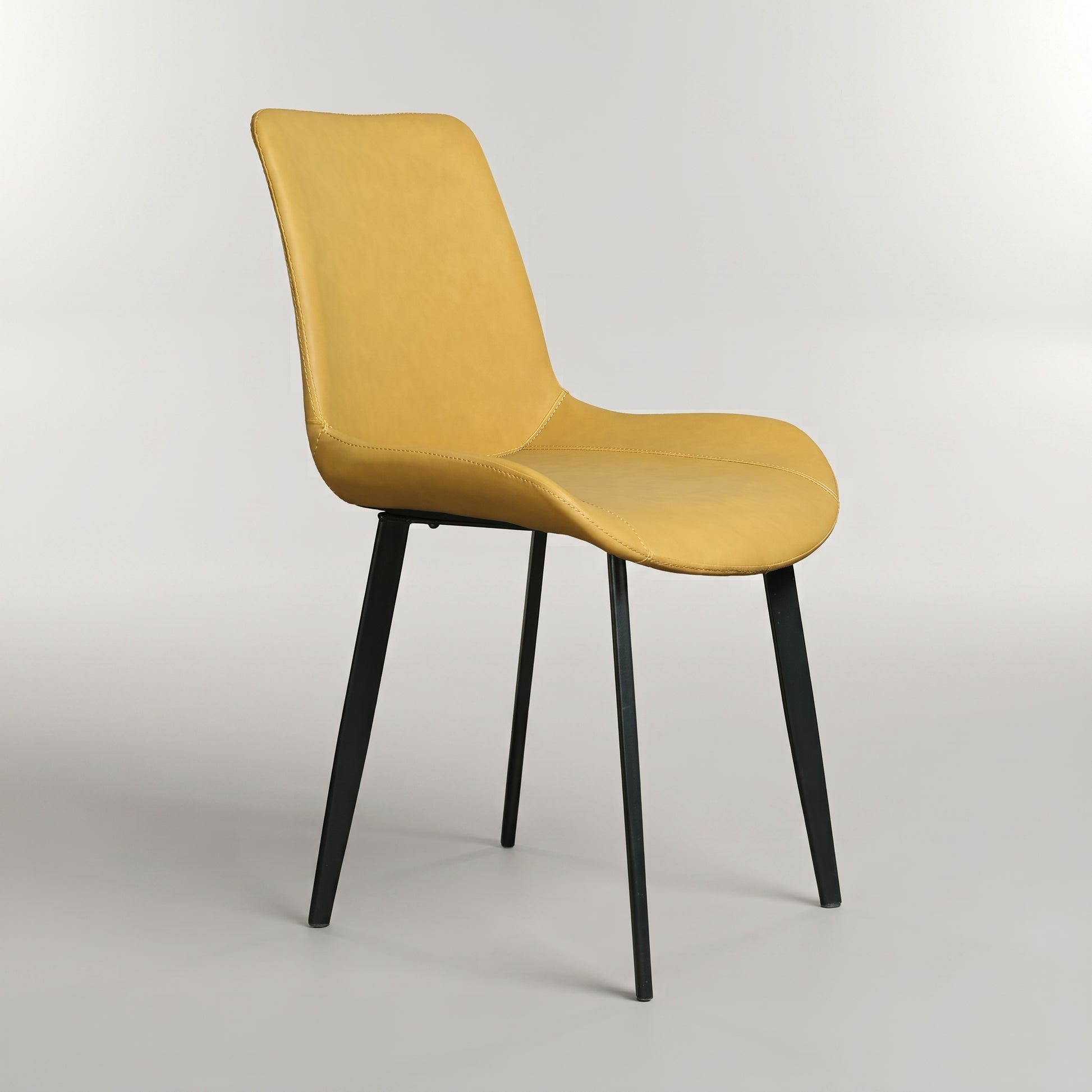 Cruze Brown Leather Dining Chair By Zodiya-3