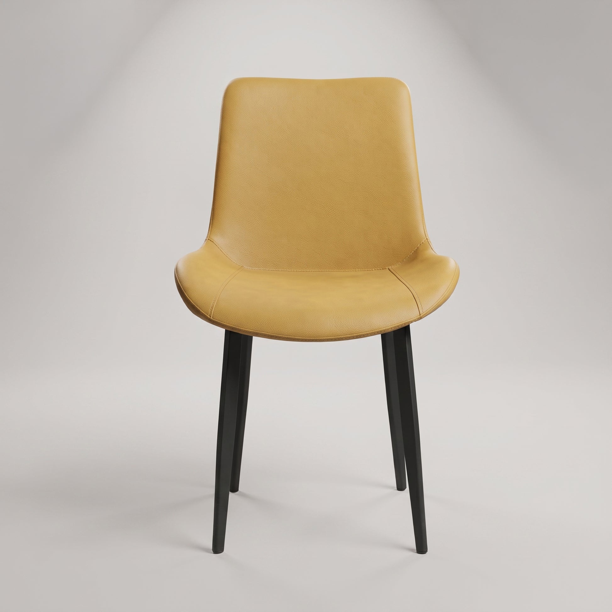 Cruze Brown Leather Dining Chair By Zodiya-5
