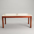 Pearlina Marble Top Wooden Dining Table By Zodiya