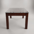 Prestige Wooden Glass Top Dining Table by Zodiya