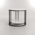 2 Layer Round Marble Coffee Table by Zodiya