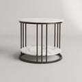 2 Layer Round Marble Coffee Table by Zodiya