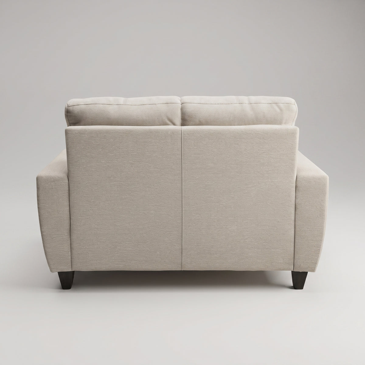 Comely Cream Fabric 2 Seater Sofa By Zodiya